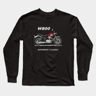 Kawasaki W800 Dark edition Long Sleeve T-Shirt